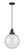 Franklin Restoration One Light Mini Pendant in Matte Black (405|201CSW-BK-G204-10)