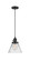 Franklin Restoration One Light Mini Pendant in Matte Black (405|201CSW-BK-G42)