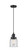 Franklin Restoration One Light Mini Pendant in Matte Black (405|201CSW-BK-G52)