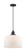 Franklin Restoration One Light Mini Pendant in Matte Black (405|201CSW-BK-G71-L)