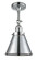 Franklin Restoration One Light Semi-Flush Mount in Polished Chrome (405|201F-PC-M13-PC)