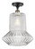 Ballston One Light Semi-Flush Mount in Black Antique Brass (405|516-1C-BAB-G212)