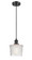 Ballston One Light Mini Pendant in Matte Black (405|516-1P-BK-G402)