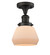 Franklin Restoration One Light Semi-Flush Mount in Oil Rubbed Bronze (405|517-1CH-OB-G171)