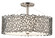 Silver Coral Three Light Pendant/Semi Flush Mount in Classic Pewter (12|43346CLP)