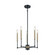 Livingston Five Light Chandelier in Matte Black (45|15276/5)