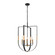 Heathrow Five Light Chandelier in Matte Black (45|15457/5)