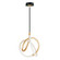 Mobius LED Mini Pendant in Black / Gold (86|E25092-01BKGLD)