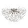 Dunkirk Six Light Semi Flush Mount in Polished Nickel (70|6028-PN)