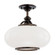 Canton One Light Semi Flush Mount in Old Bronze (70|9815F-OB)