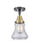 Caden One Light Semi-Flush Mount in Black Antique Brass (405|447-1C-BAB-G192)