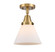 Caden LED Flush Mount in Brushed Brass (405|447-1C-BB-G41-LED)