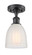 Ballston One Light Semi-Flush Mount in Matte Black (405|516-1C-BK-G441)