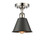 Ballston One Light Semi-Flush Mount in Polished Nickel (405|516-1C-PN-M8)