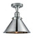 Franklin Restoration One Light Semi-Flush Mount in Polished Chrome (405|517-1CH-PC-M10-PC)