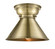 Franklin Restoration One Light Flush Mount in Antique Brass (405|623-1F-AB-M10-AB)