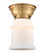 Franklin Restoration LED Flush Mount in Brushed Brass (405|623-1F-BB-G181-LED)
