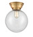 Franklin Restoration LED Flush Mount in Brushed Brass (405|623-1F-BB-G204-10-LED)