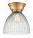 Franklin Restoration One Light Flush Mount in Brushed Brass (405|623-1F-BB-G222)