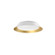 Jasper LED Flush Mount in White/Gold (347|FM43414-WH/GD)