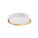Essex LED Flush Mount in White/Gold (347|FM43916-WH/GD)