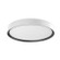 Essex LED Flush Mount in White/Black (347|FM43920-WH/BK)