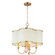 Clover Four Light Chandelier in Satin Brass (16|12246OFSBR)