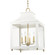 Leigh Four Light Lantern in Aged Brass/Soft Off White (428|H259704L-AGB/WH)