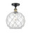 Ballston LED Semi-Flush Mount in Black Antique Brass (405|516-1C-BAB-G122-10RW-LED)
