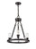 Ballston LED Chandelier in Matte Black (405|820-BK-LED)