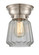 Franklin Restoration One Light Flush Mount in Brushed Satin Nickel (405|623-1F-SN-G142)