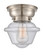 Franklin Restoration One Light Flush Mount in Brushed Satin Nickel (405|623-1F-SN-G534)