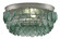 Braithwell Two Light Flush Mount in Clear/Silver Leaf (142|9999-0013)