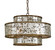 Fantine Four Light Chandelier in Antique Mirror/Pyrite Bronze (142|9759)