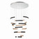 Verdura LED Chandelier in Black (40|43902-019)
