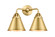 Nouveau 2 Two Light Bath Vanity in Satin Gold (405|288-2W-SG-M13-SG)