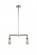 Franklin Restoration Three Light Island Pendant in Polished Nickel (405|209-PN)