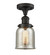 Franklin Restoration LED Semi-Flush Mount in Oil Rubbed Bronze (405|517-1CH-OB-G58-LED)