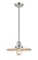 Franklin Restoration One Light Mini Pendant in Polished Nickel (405|201C-PN-MFR-PN-12)