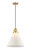 Franklin Restoration One Light Mini Pendant in Satin Gold (405|201CSW-SG-G41-L)