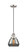 Franklin Restoration One Light Mini Pendant in Brushed Satin Nickel (405|201CSW-SN-G173)