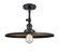 Franklin Restoration One Light Semi-Flush Mount in Matte Black (405|201F-BK-MFR-BK-16)