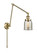 Franklin Restoration One Light Swing Arm Lamp in Antique Brass (405|238-AB-G58)