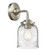 Nouveau One Light Wall Sconce in Black Polished Nickel (405|284-1W-BPN-G58)