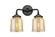 Nouveau Two Light Bath Vanity in Oil Rubbed Bronze (405|284-2W-OB-G58)