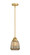 Nouveau 2 LED Mini Pendant in Satin Gold (405|288-1S-SG-G146-LED)