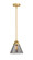 Nouveau 2 One Light Mini Pendant in Satin Gold (405|288-1S-SG-G43)