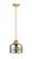 Nouveau 2 LED Mini Pendant in Satin Gold (405|288-1S-SG-G78-LED)