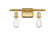 Ballston Two Light Bath Vanity in Satin Gold (405|516-2W-SG)