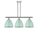 Ballston Three Light Island Pendant in Polished Chrome (405|516-3I-PC-MBD-12-SF)